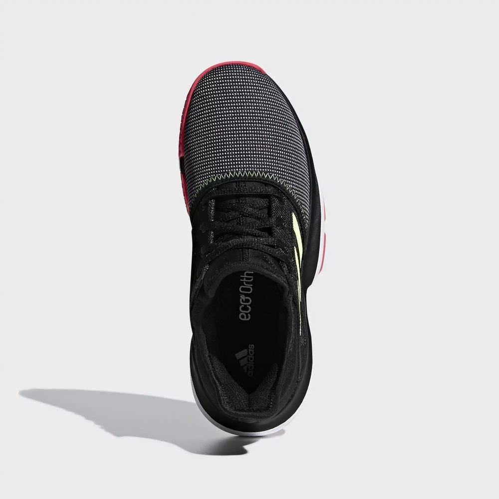 Adidas SoleCourt Boost Zapatillas De Tenis Negros Para Niño (MX-26150)